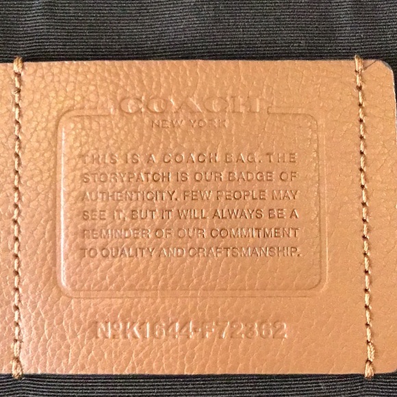 Coach Men's Charles Brown leather messenger crossbody bag with colorblock strap - Picture 7 of 16